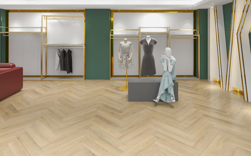 Hope Herringbone PVC CLICK - PURE