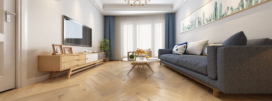 Kaschmir oak Herringbone click - PURE