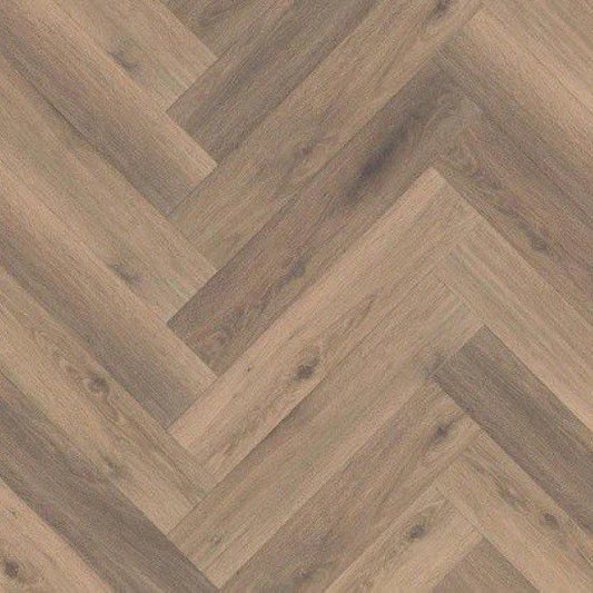 Herringbone Bayside Eiken Licht Bruin