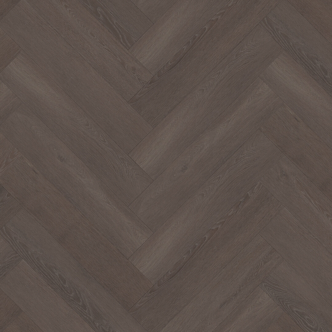 Herringbone Charcoal plak PVC