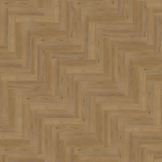 YUP Leyton herringbone  dark oak click PVC