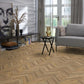YUP Herringbone Dark Oak plak PVC