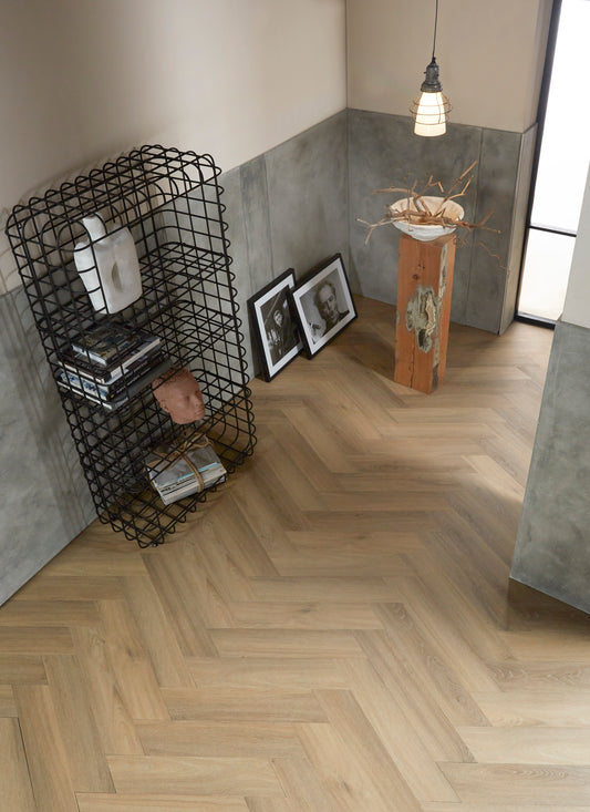 Yup Herringbone Natural plak PVC