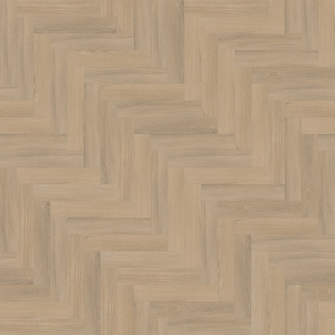 YUP sutton herringbone warm beige plak PVC