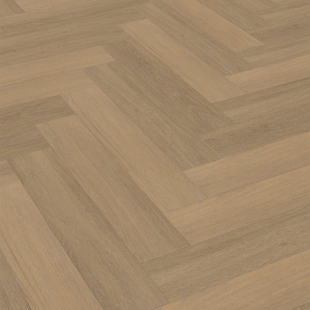 YUP sutton herringbone warm natural plak PVC