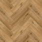 Gold oak Visgraat PVC click - PURE